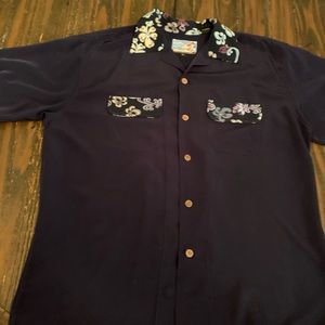 Dragonfly Bikini Girl Button Down Shirt L